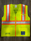 Style 1251 Safety Vest, 12-pocket, ANSI Class 2, Yellow