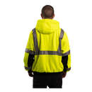 Sweatshirt, Safety, with Liner, 3M Scotchlite Reflective Tape, ANSI Class 3, Yellow/Black, FA-SS3-5010-YB